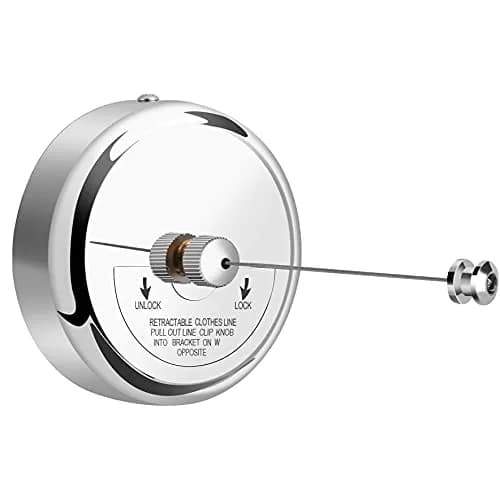 Clatoon Retractable Clothesline 2.7 m (9.0 ft) | Heavy Duty Stainless Steel for Indoor & Outdoor Use thumbnail 1