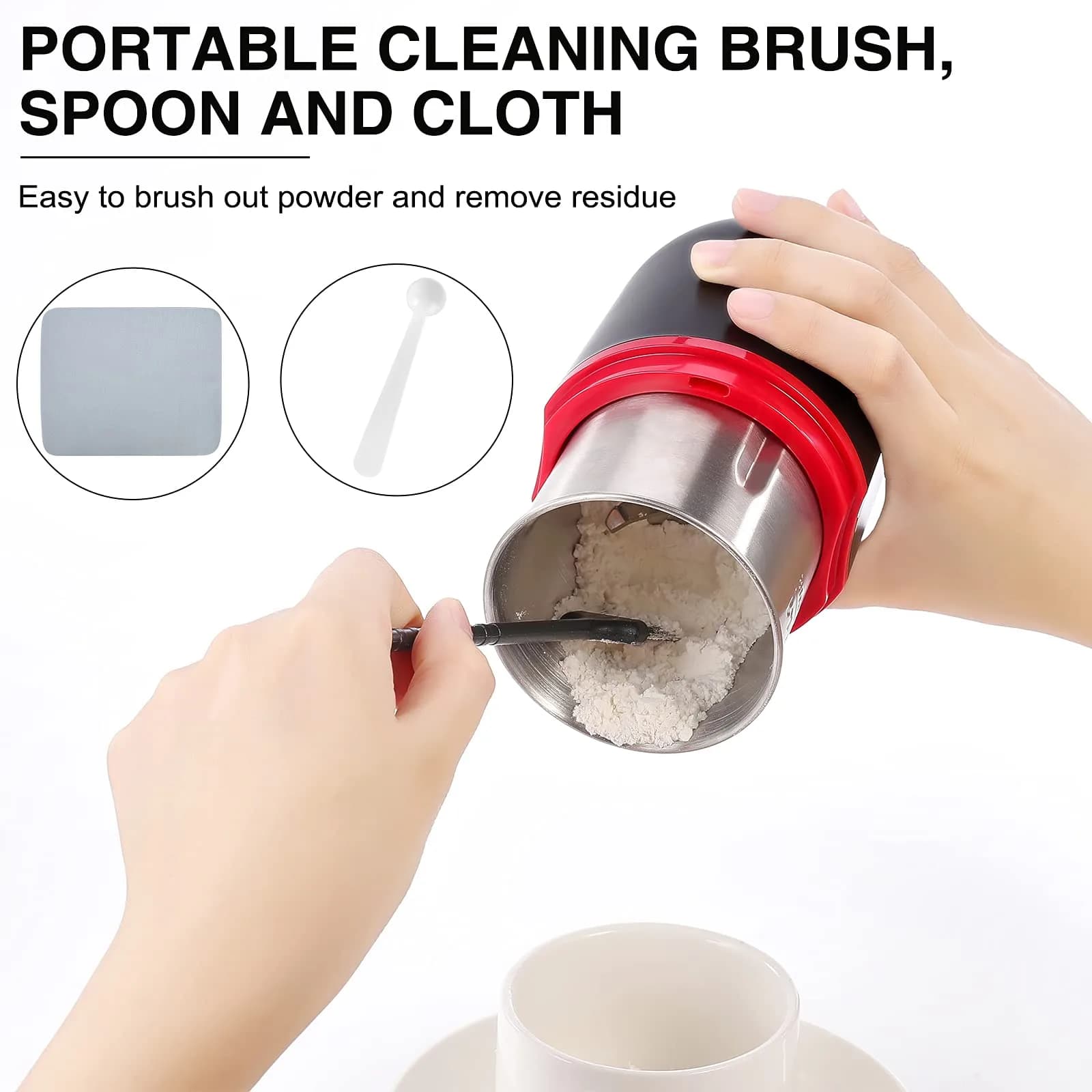 AUSSNICE Electric Pill Crusher Grinder 0.67 kg (1.48 lb) | FDA Approved for Elderly - view 6