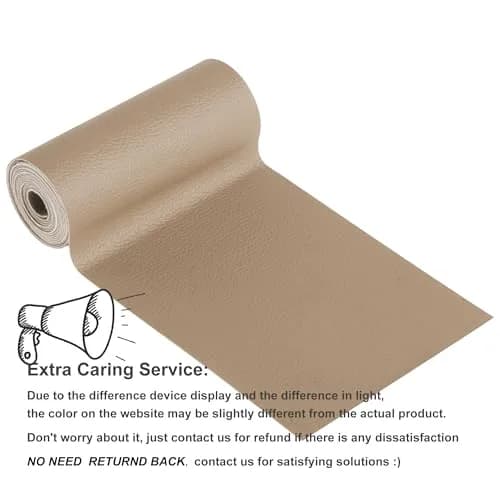 YAFLC Self Adhesive Leather Repair Patch Tape Kit 1mm Thick, 10cm x 60cm (4" x 63") | Waterproof & Durable for Furniture & Car Seats thumbnail 2