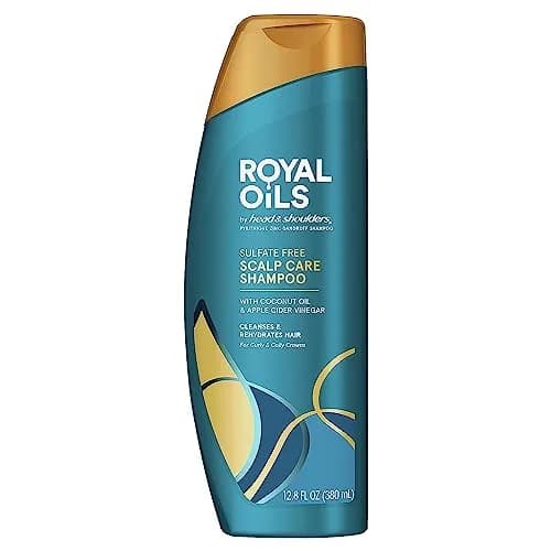 Head & Shoulders Royal Oils Moisturizing Shampoo 379ml (12.8 fl oz) | Sulfate-Free Anti-Dandruff for Curly & Coily Hair thumbnail 1