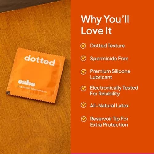 Cake Dotted Latex Condoms 12 Count | Custom Fit & Stimulating Dots for Men thumbnail 4