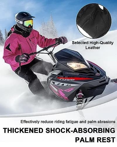 RIGWARL Winter Gloves for Cold Weather, Rose Skeleton, Large (24.5 cm x 14.5 cm x 4.2 cm) | Touchscreen & Waterproof thumbnail 4