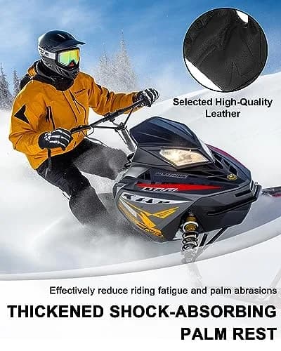 RIGWARL Winter Gloves Men Women for Cold Weather | Waterproof, Touchscreen, Insulated, XS thumbnail 4