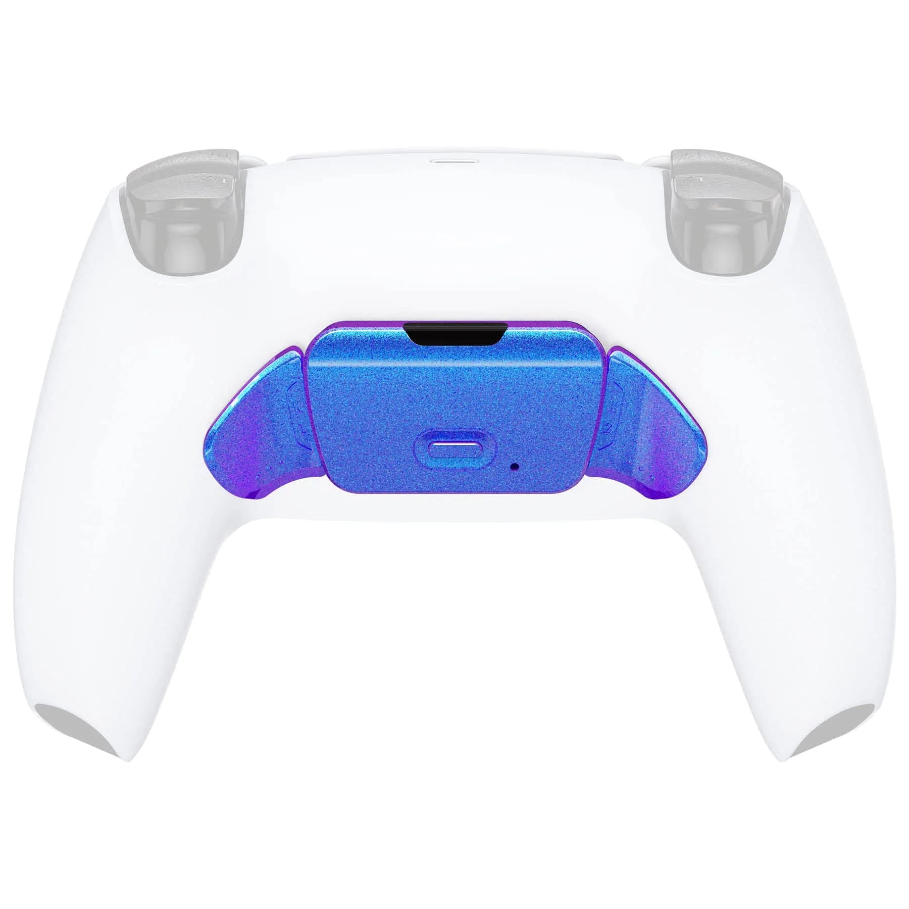 eXtremeRate Chameleon Purple Blue Replacement Back Button Housing for PS5 Controller RISE Remap Kit | Compatible with RISE Remap Kit