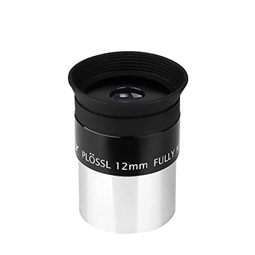 SVBONY SV131 Plossl Eyepiece 12mm (0.47 inch) 48° FOV FMC Coating | Telescope Accessory for Nebulae, Star Clusters, Moon thumbnail 1