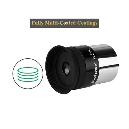 SVBONY SV131 Plossl Eyepiece 12mm (0.47 inch) 48° FOV FMC Coating | Telescope Accessory for Nebulae, Star Clusters, Moon thumbnail 3