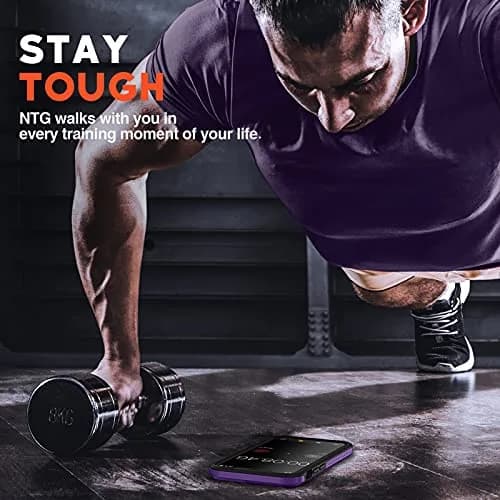 NTG Military Shockproof iPhone 12 Case 6.1 inch | 2-Layer Anti-Drop Slim Cover for iPhone 12 (Dark Violet) thumbnail 4