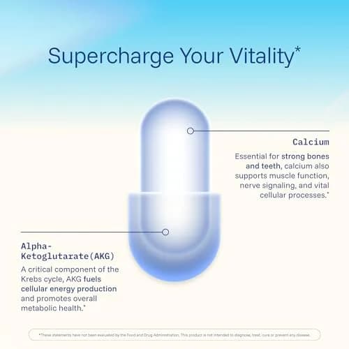 ProHealth Ca AKG Supplement 1000 mg | Supports Bone & Mitochondrial Health thumbnail 5