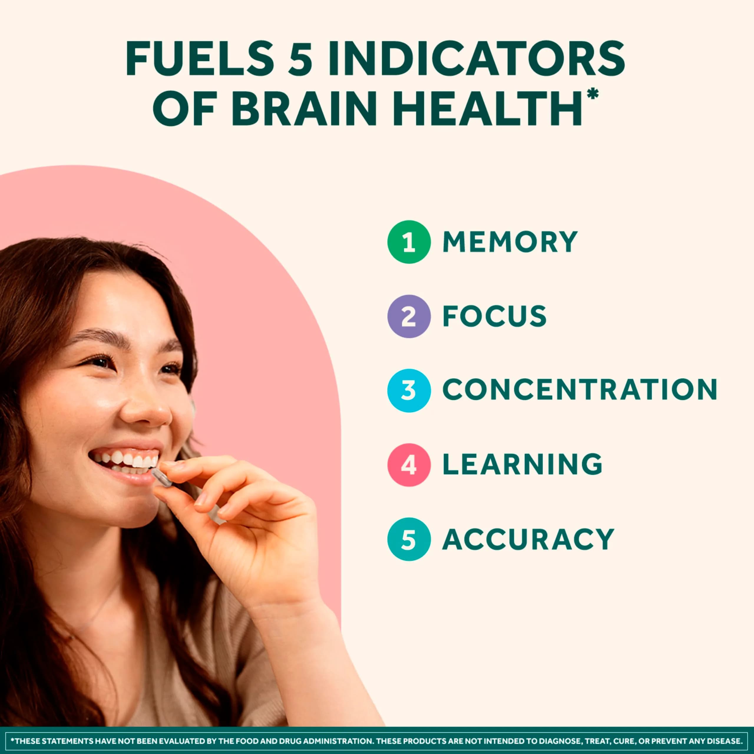 NEURIVA Original Brain Supplements for Memory and Focus 28 Count Capsules | Clinically Tested Nootropics Phosphatidylserine and Neurofactor - view 2