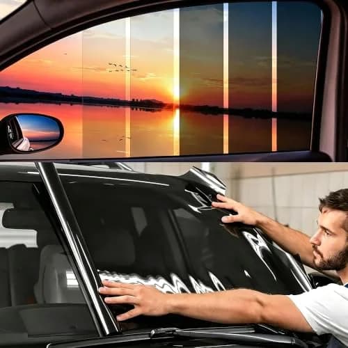 TOYOCO Nano Ceramic Car Window Tint Film Roll 5% VLT 61cm x 4.57m (24 in x 15 ft) | Heat Rejection & UV Protection thumbnail 1