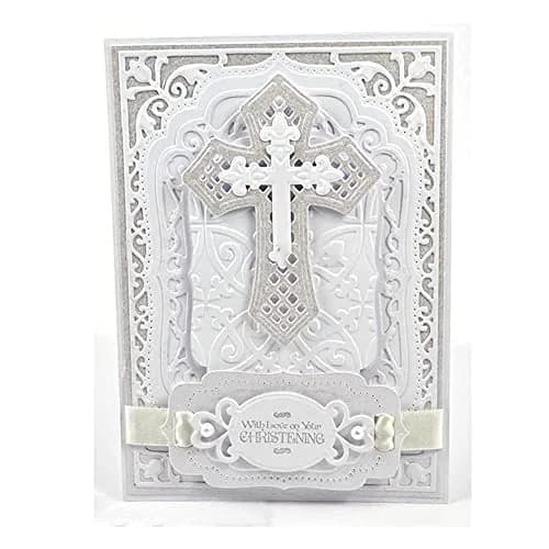 DIY Scrapbooking Artist Cross Metal Cutting Dies Kit | 5 Designs, Carbon Steel Stencils for Card Making & Embossing thumbnail 2