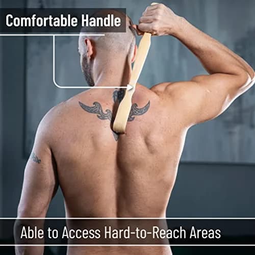Slick Solutions Bamboo Back Scratcher 16.5" | Stress & Itch Relief, Durable & Eco-Friendly thumbnail 8