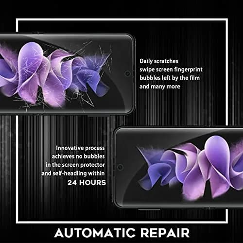 Orzero TPU Screen Protector for Samsung Galaxy Z Flip 3 5G | Anti-Scratch, HD Bubble-Free (6.7-inch) thumbnail 4