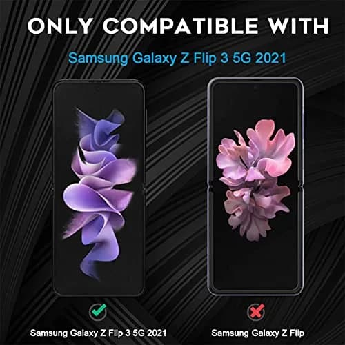 Orzero TPU Screen Protector for Samsung Galaxy Z Flip 3 5G | Anti-Scratch, HD Bubble-Free (6.7-inch) thumbnail 3