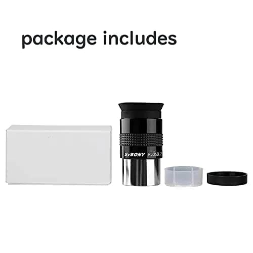 SVBONY SV131 Plossl 25mm Telescope Eyepiece 16mm Exit Pupil | FMC Coating, 48-Degree FOV, 1.25-inch Barrel thumbnail 7
