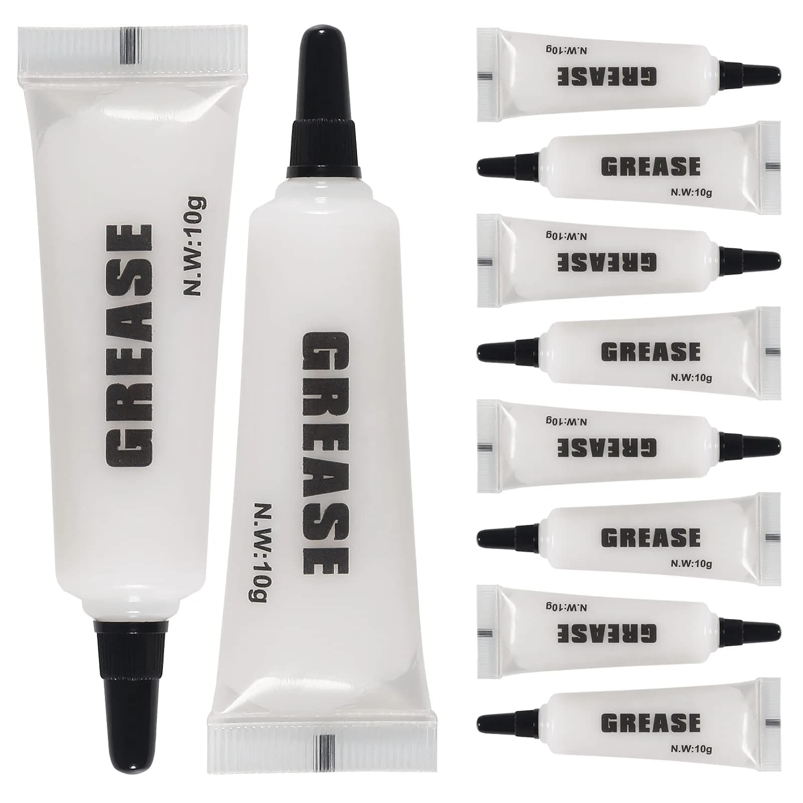 ACEIRMC 3D Printer Gear Grease Lubricant 10g (0.3 Fl Oz) | Reduces Noise & Improves Smoothness — 10pcs