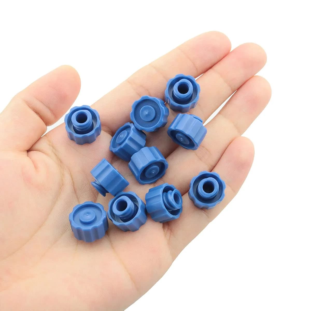 ITROLLE Blue 100PCS Syringe Luer Lock Caps | Secure Seal for Lab & Industrial Use - view 4