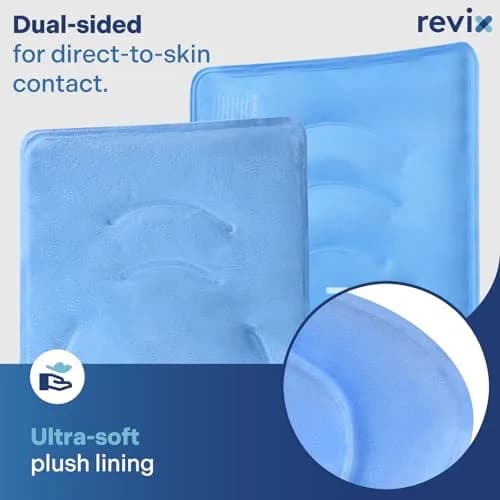 REVIX Extra Large Knee Ice Pack Wrap 19" | Cold Compress for Post-Workout Fatigue & Discomfort thumbnail 3