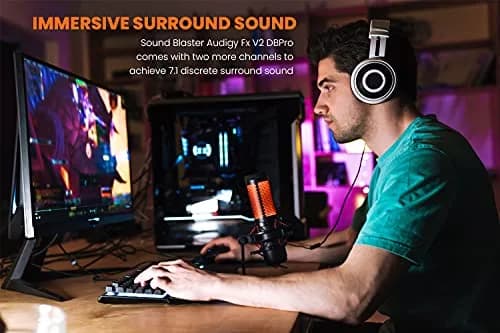Creative Sound Blaster Audigy Fx V2 DBPro Internal Sound Card 7.1 Surround, DSD256 Support | USA Import thumbnail 6
