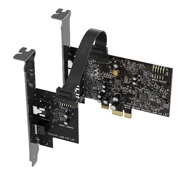 Creative Sound Blaster Audigy Fx V2 DBPro Internal Sound Card 7.1 Surround, DSD256 Support | USA Import thumbnail 4
