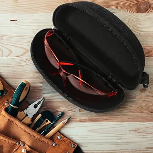 LaneTop AntiFog Shooting Glasses ANSI Z87.1 Certified Vermillion Lens | Impact Resistant Polycarbonate Eyewear thumbnail 3