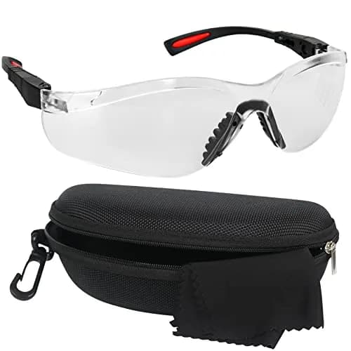 LaneTop AntiFog Shooting Glasses ANSI Z87.1 Certified Clear Lens | Impact Resistant Polycarbonate thumbnail 8