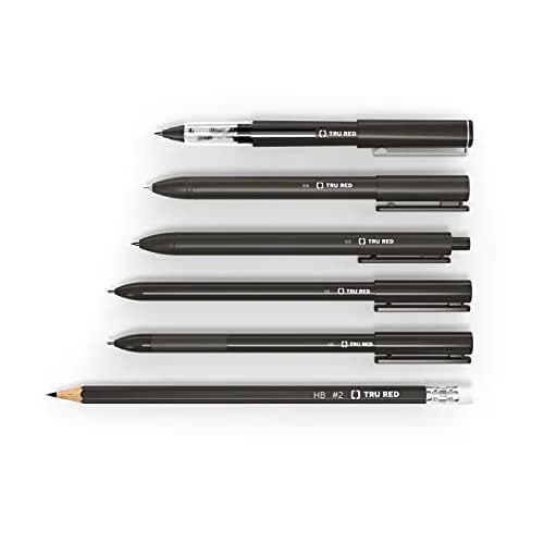 TRU RED TR59162 Retractable Ballpoint Pens, Medium Point 1.0mm Blue, Dozen | Smooth Ink Flow thumbnail 5