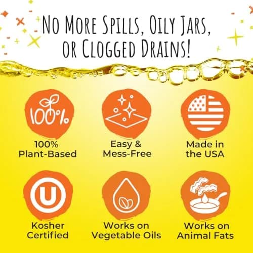 FryAway Deep Fry Oil Solidifier | Eco-Friendly, Up to 1 Gallon, Shark Tank thumbnail 5