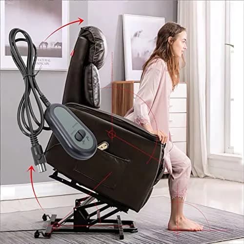 Tyenaza Recliner Chair Control 2-Button Remote with 5-Pin Connector, 1.5m (5ft) Cable | Universal Fit for Power Lift Sofas thumbnail 2