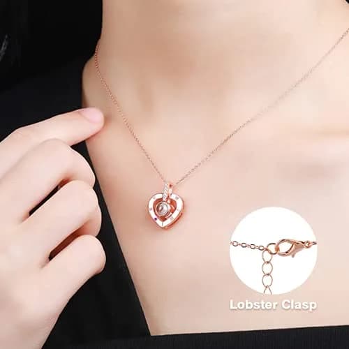 HEGUD Preserved Real Rose with Necklace | Eternal Flowers for Mom & Women thumbnail 7
