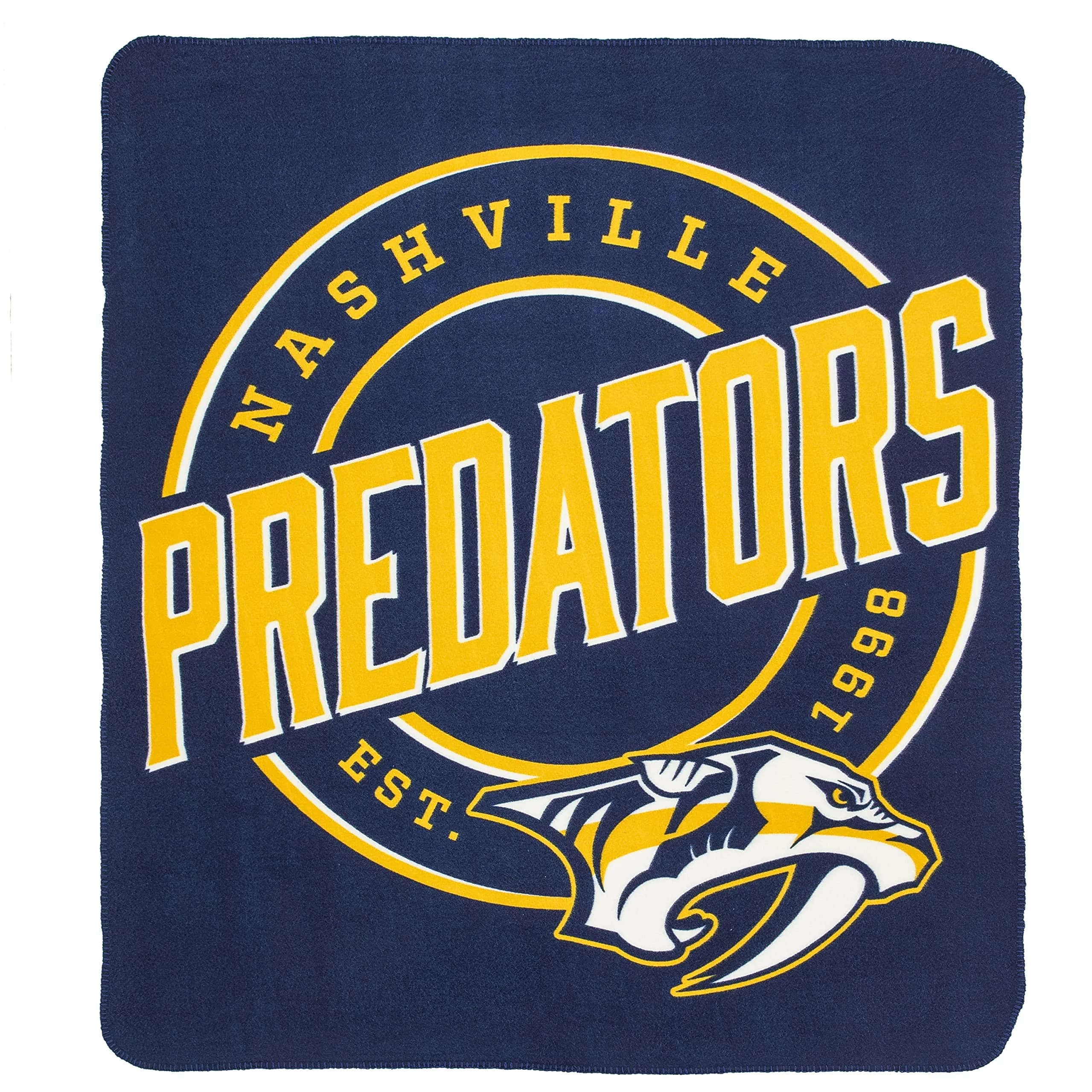 Northwest NHL Nashville Predators Fleece Throw Blanket 50" x 60" | Officially Licensed Fan Gear — Campaign