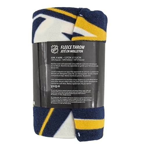 Northwest NHL Nashville Predators Fleece Throw Blanket 50" x 60" | Officially Licensed Fan Gear thumbnail 4