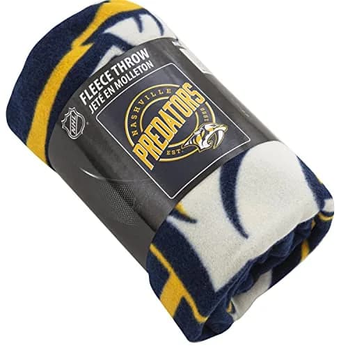 Northwest NHL Nashville Predators Fleece Throw Blanket 50" x 60" | Officially Licensed Fan Gear thumbnail 5
