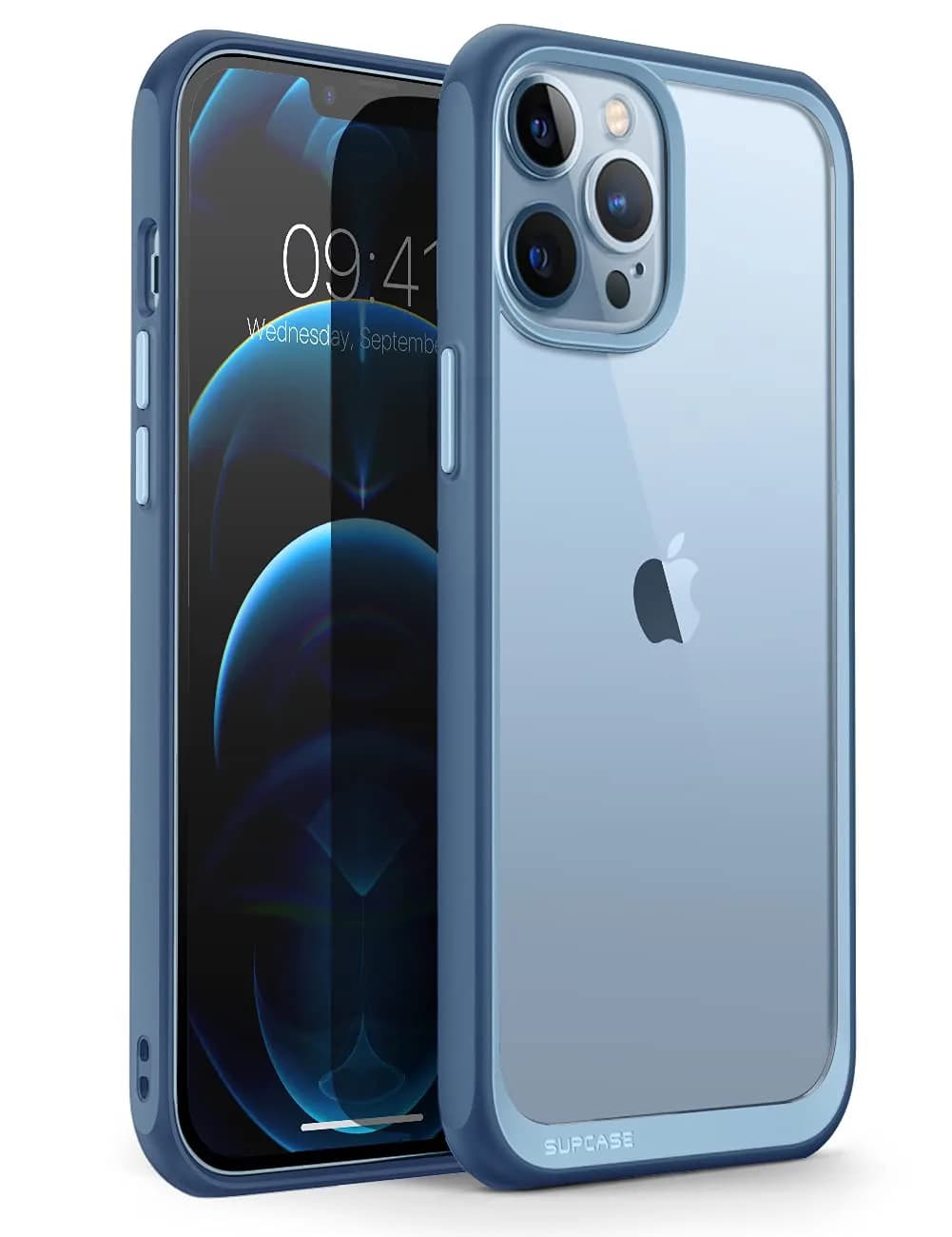 SUPCASE iPhone 13 Pro Max Case, Military-Grade Protection, Azure | Slim, Shock-Absorbent & Wireless Compatible