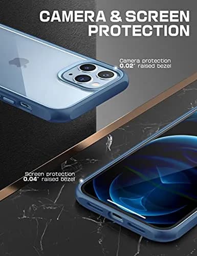 SUPCASE iPhone 13 Pro Max Case, Military-Grade Protection, Azure | Slim, Shock-Absorbent & Wireless Compatible thumbnail 5