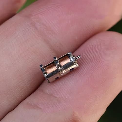 Acxico 10Pcs DC 5V 2-Phase 4-Wire Micro Mini Ultra-Tiny 4 mm Precision Stepper Motor DIY | 4.3mm Diameter, 8.4mm Height, 10g thumbnail 4
