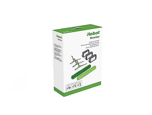 iRobot Authentic Replacement Parts Kit for Roomba e, i, j Series & Combo i5/j5 Robots | 3 Filters, 3 Brushes, 1 Rubber Brush Set thumbnail 1
