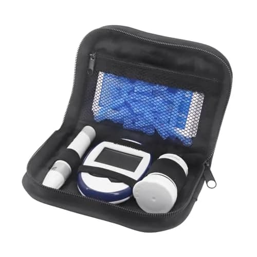 Hooshion Diabetes Travel Case, Compact Glucose Monitor Organizer, Blood Glucose Storage Bag, Diabetic Supplies, Lightweight & Durable thumbnail 1