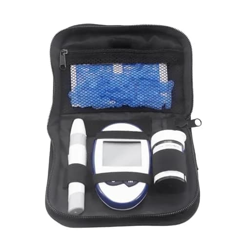 Hooshion Diabetes Travel Case, Compact Glucose Monitor Organizer, Blood Glucose Storage Bag, Diabetic Supplies, Lightweight & Durable thumbnail 7