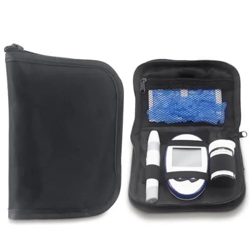 Hooshion Diabetes Travel Case, Compact Glucose Monitor Organizer, Blood Glucose Storage Bag, Diabetic Supplies, Lightweight & Durable thumbnail 3