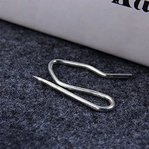 Sopito Curtain Hooks for Drapes | Durable Silver Curtain Fastener, 58 pcs thumbnail 8
