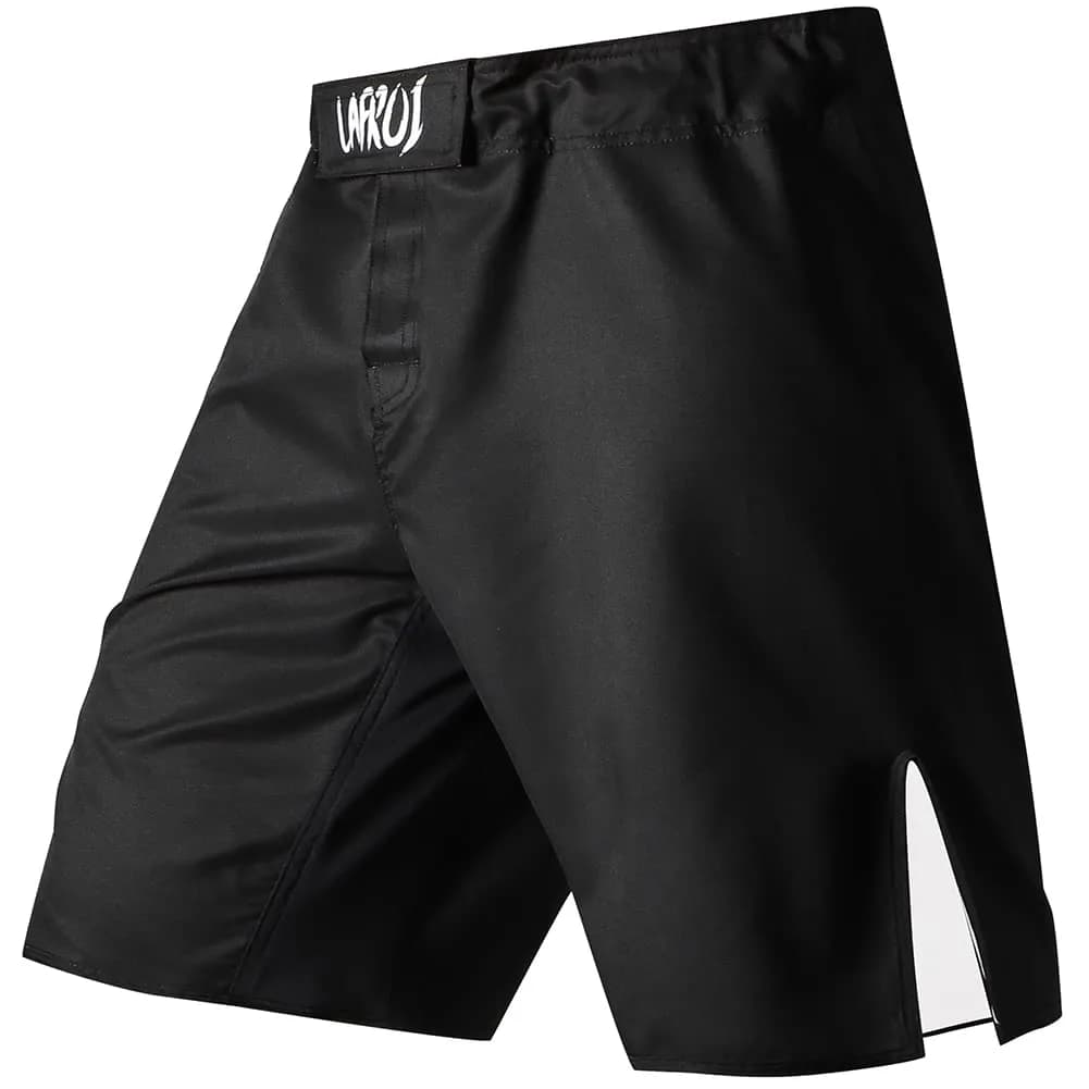 LAFROI MMA Cross Training Shorts | Durable Microfiber Fight Wear with Drawstring & Pockets (MD)
