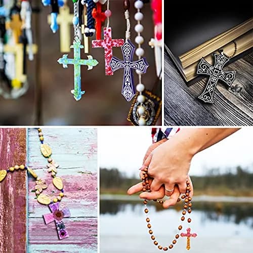 Sakolla 12 Cavity Cross Resin Molds | Flexible Silicone for Jewelry, Keychains, Pendants thumbnail 7
