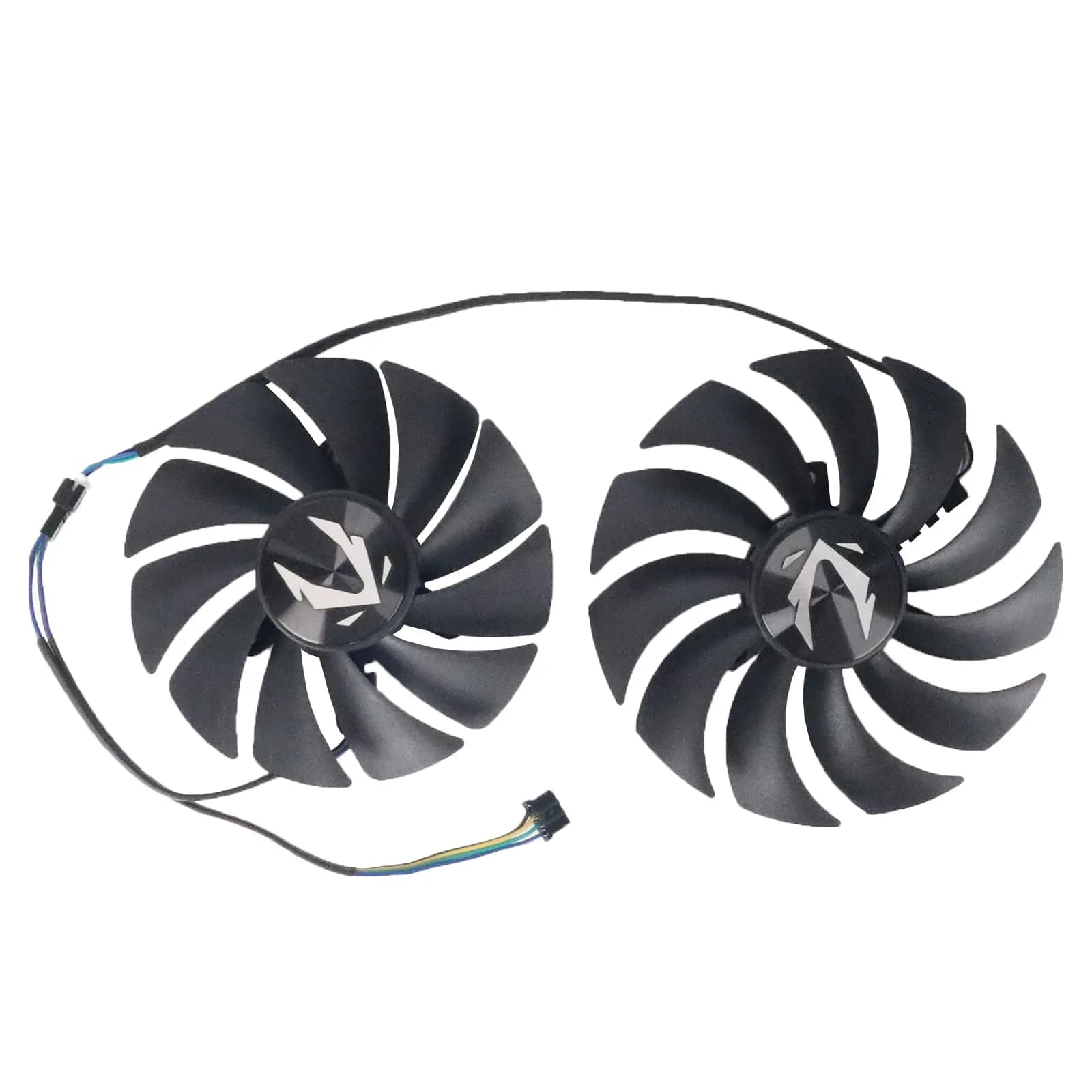 inRobert GPU Cooler for Zotac RTX 3070 Twin Edge | 88mm & 100mm Fans, 12V DC, 4-Pin Header — Fan-AB