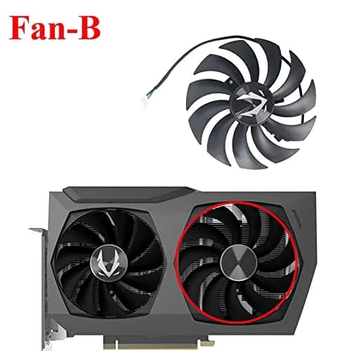 inRobert GPU Cooler for Zotac RTX 3070 Twin Edge | 88mm & 100mm Fans, 12V DC, 4-Pin Header thumbnail 4