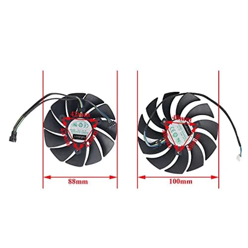 inRobert GPU Cooler for Zotac RTX 3070 Twin Edge | 88mm & 100mm Fans, 12V DC, 4-Pin Header thumbnail 5