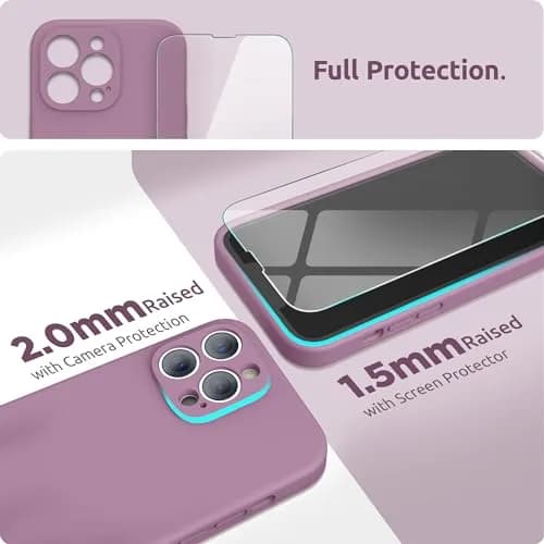 SURPHY Liquid Silicone Case for iPhone 13 Pro Max 6.7 inch | Camera & Drop Protection thumbnail 3