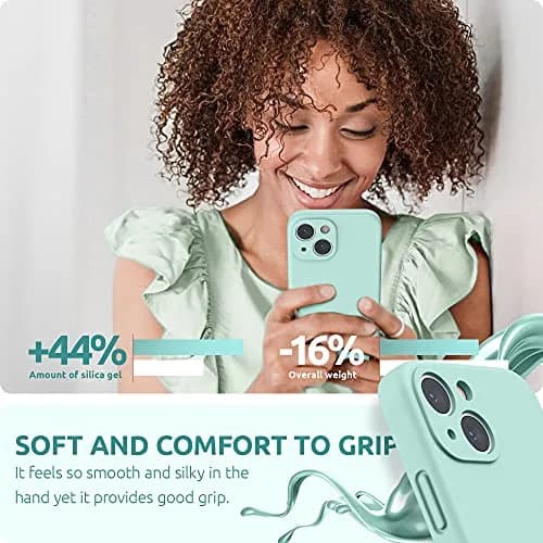 SURPHY Liquid Silicone iPhone 13 Mini Case with Screen Protector | Camera & Drop Protection (70-120 chars) thumbnail 6