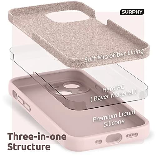 SURPHY Liquid Silicone Case for iPhone 13 Mini 5.4 inch | Camera & Drop Protection thumbnail 4