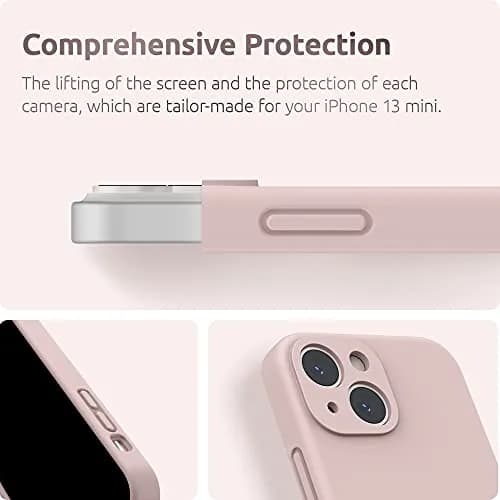 SURPHY Liquid Silicone Case for iPhone 13 Mini 5.4 inch | Camera & Drop Protection thumbnail 3